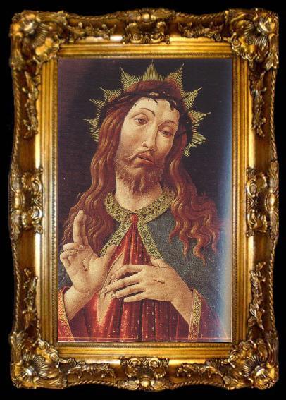 framed  Sandro botticelli and workshop Ecco Homo or The Redeemer (mk39), ta009-2